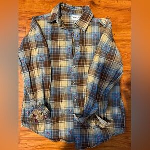 Cabin Creek Plaid Button-Up Shirt